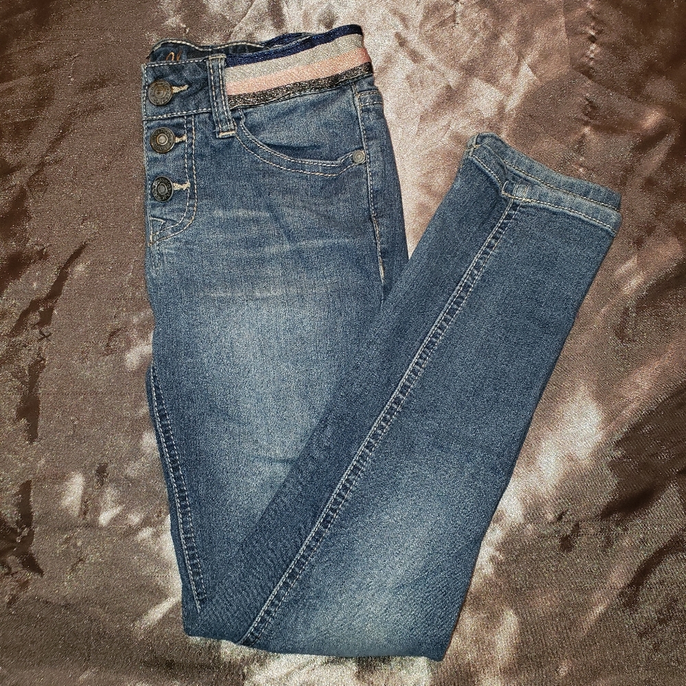 Girls Blue Skinny Jeans